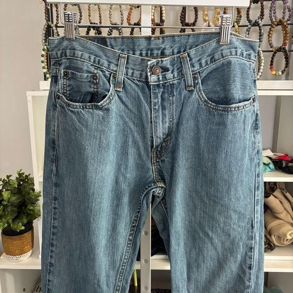 Levi's Blue Relaxed Jeans Classic Fit men's size 32 waist 30 inseam - Picture 2 of 6